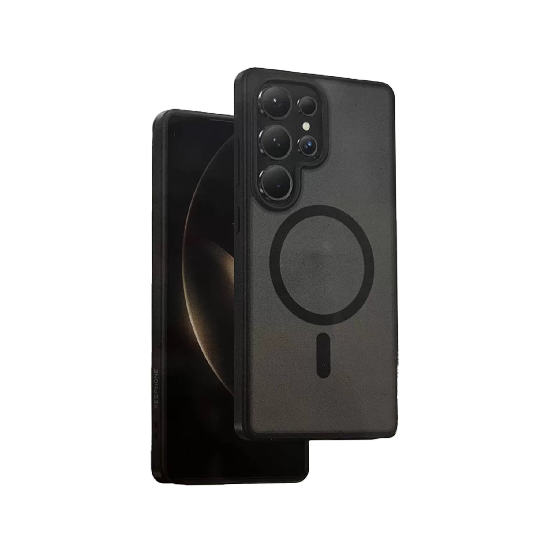 Чехол Keephone Mago pro Clear Case MagSafe для Samsung S25 Ultra, Черный
