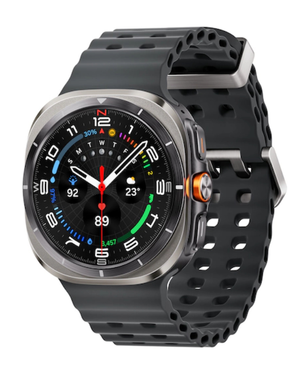 Умные часы Samsung Galaxy Watch Ultra 47mm Titanium Silver Marine Band Dark Grey