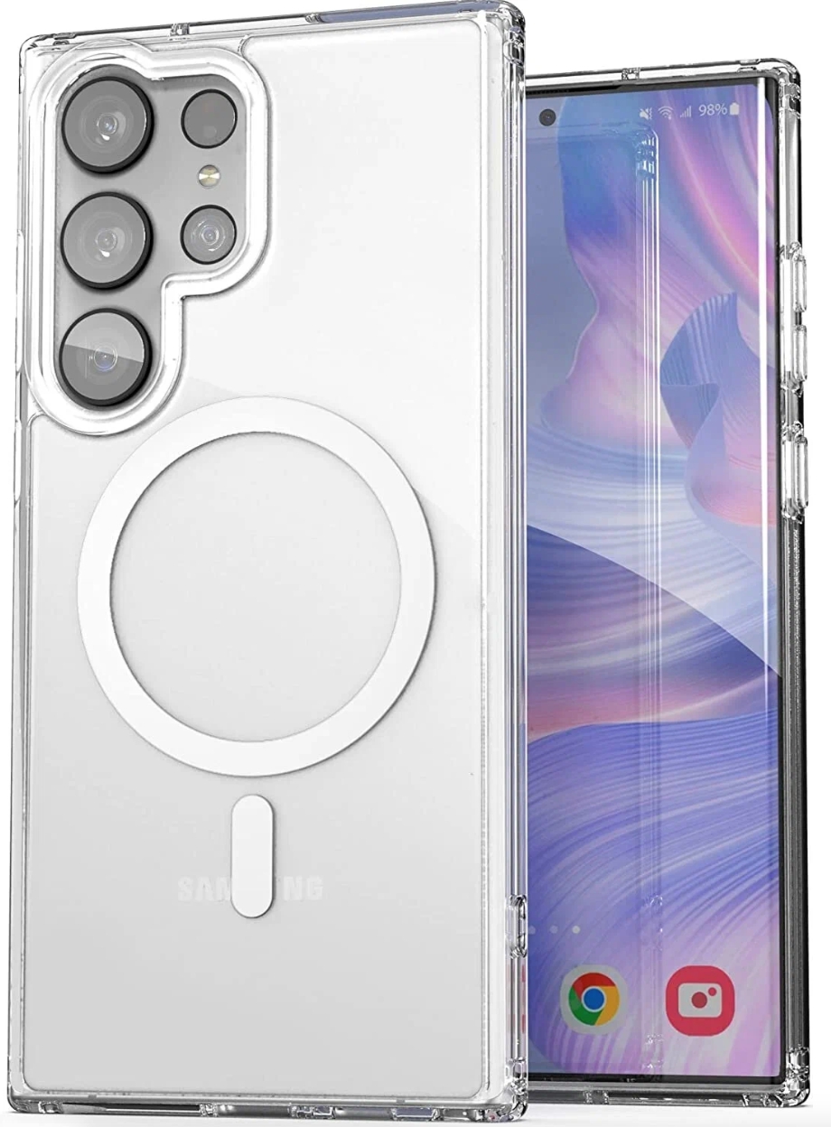 Чехол Clear Case MagSafe Samsung Galaxy S25 Ultra
