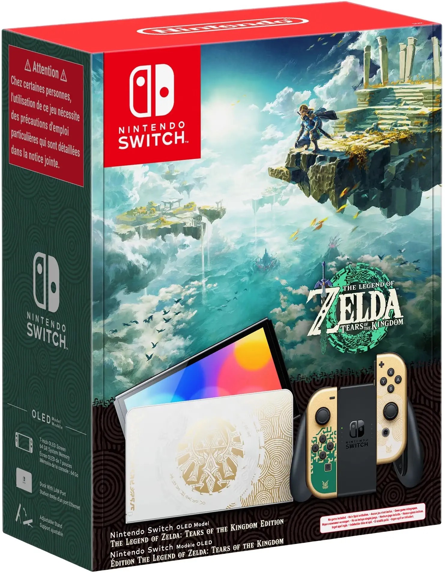 Портативное игровое устройство Nintendo Switch OLED Zelda