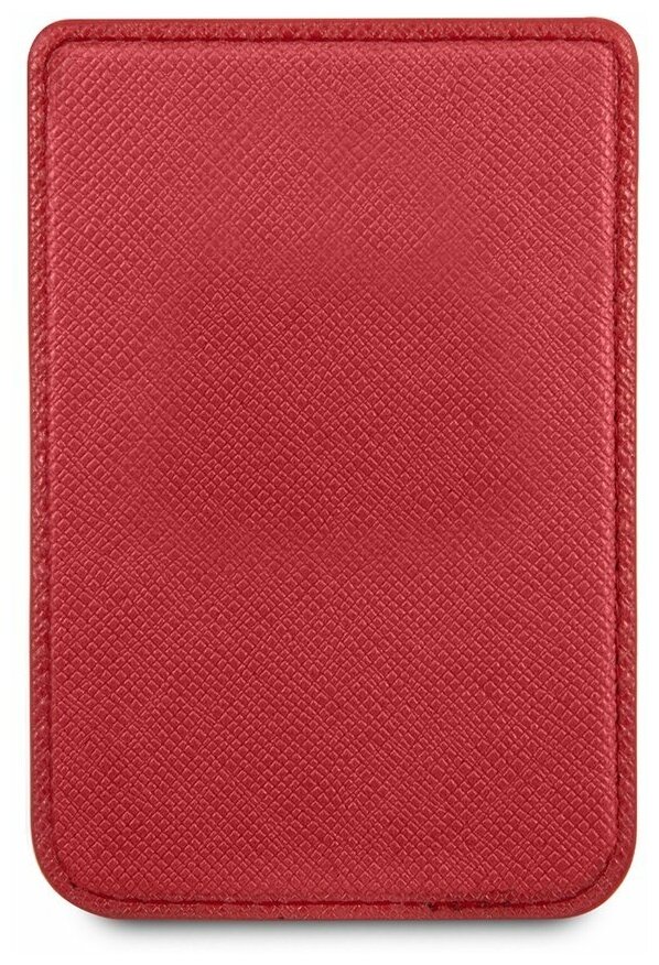 Чехол-бумажник Guess Wallet Cardslot MagSafe Saffiano Script logo, красный