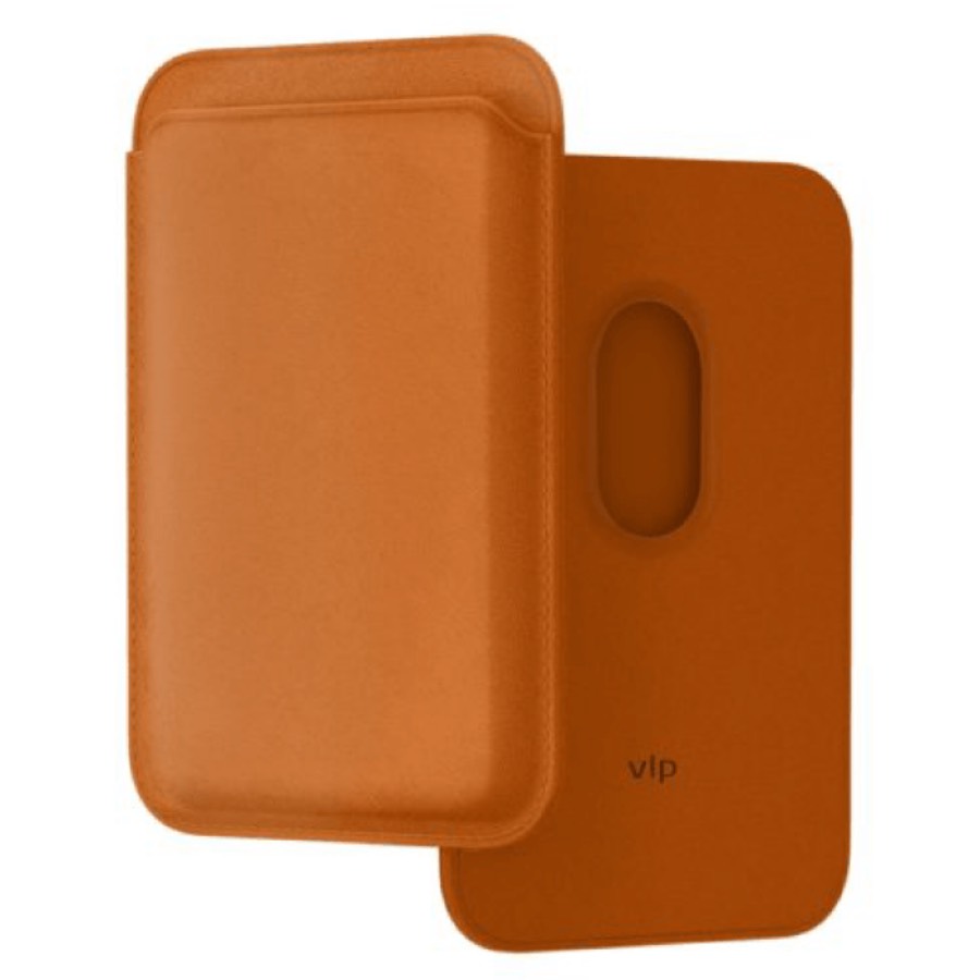 Чехол-бумажник «vlp» Leather Wallet c MagSafe для iPhone, коричневый