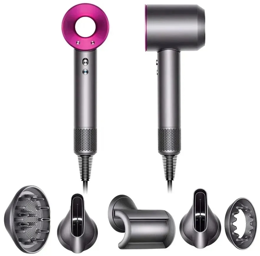 Фен для волос Super Hair Dryer с 5 насадками