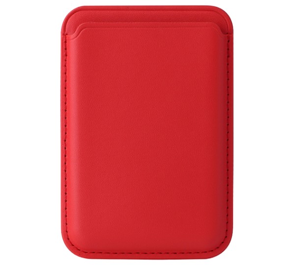 Чехол-бумажник iPhone Leather Wallet c MagSafe, красный