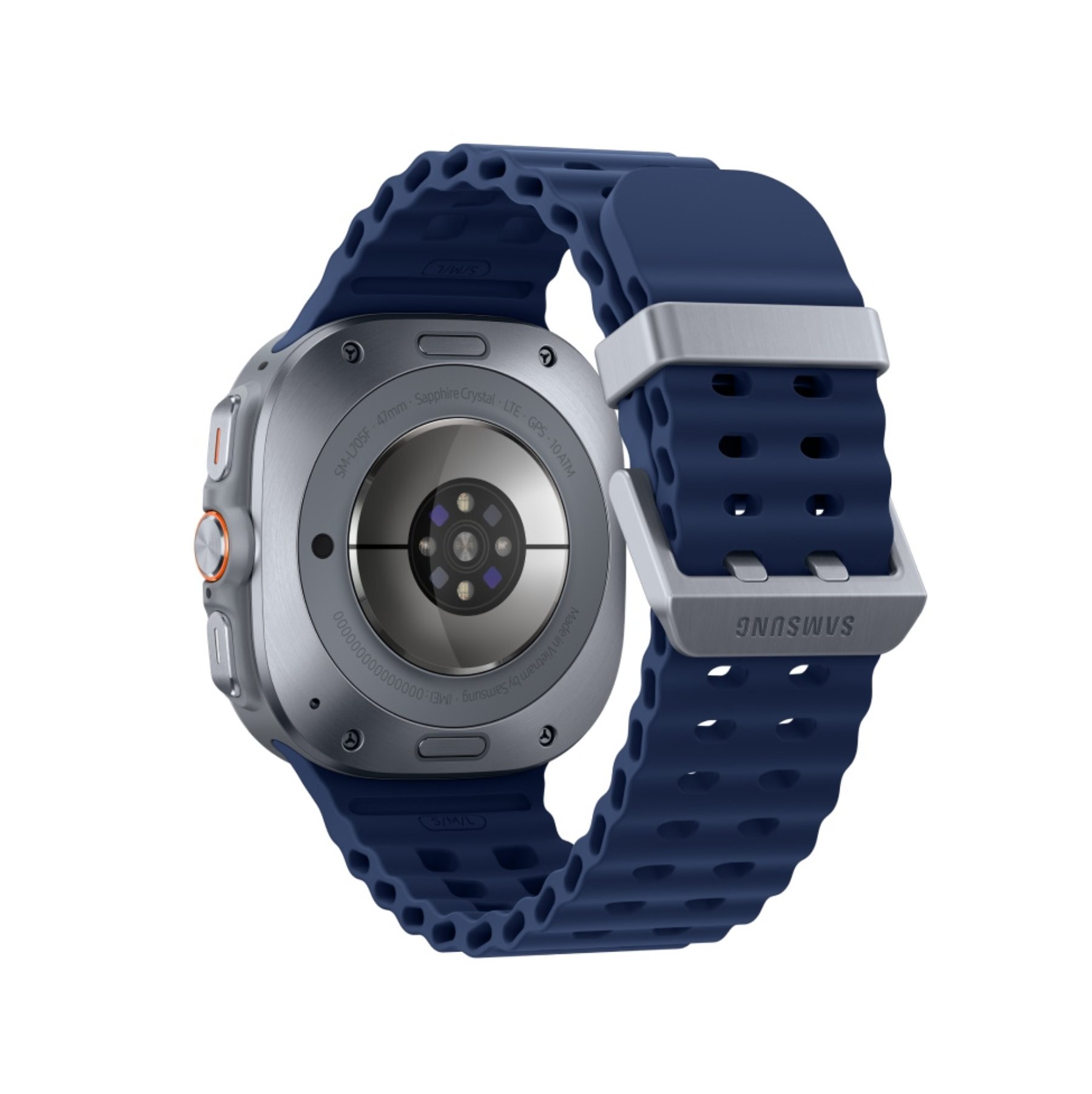 Умные часы Samsung Galaxy Watch Ultra (2025) LTE 47mm Titanium Blue Marine Band Blue