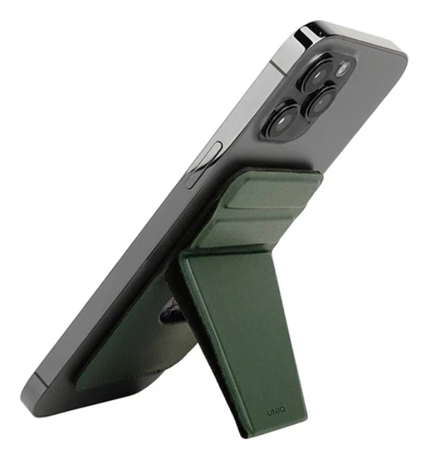 Чехол-бумажник Uniq LYFT Magnetic cardholder with Stand Green