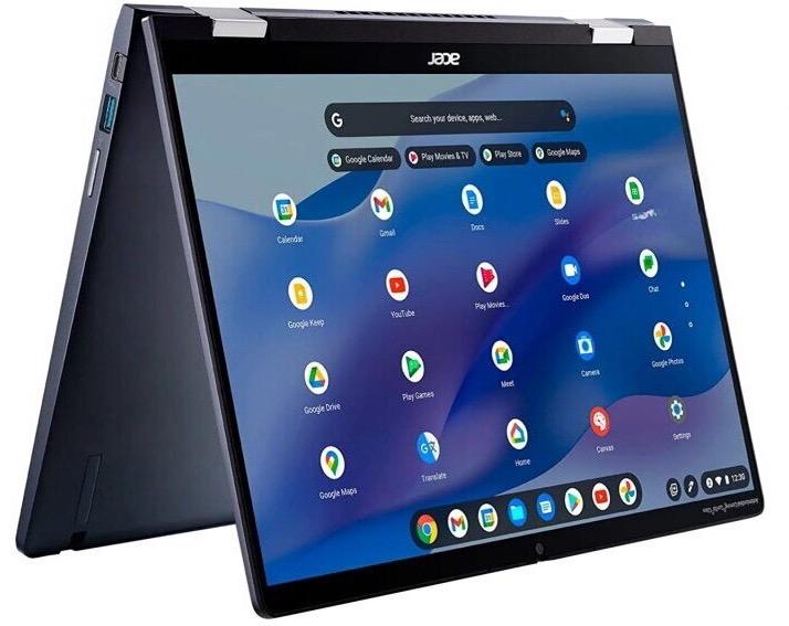 Ноутбук Acer Chromebook Spin 714 (i5-1335U), 8/256Гб Steel Gray