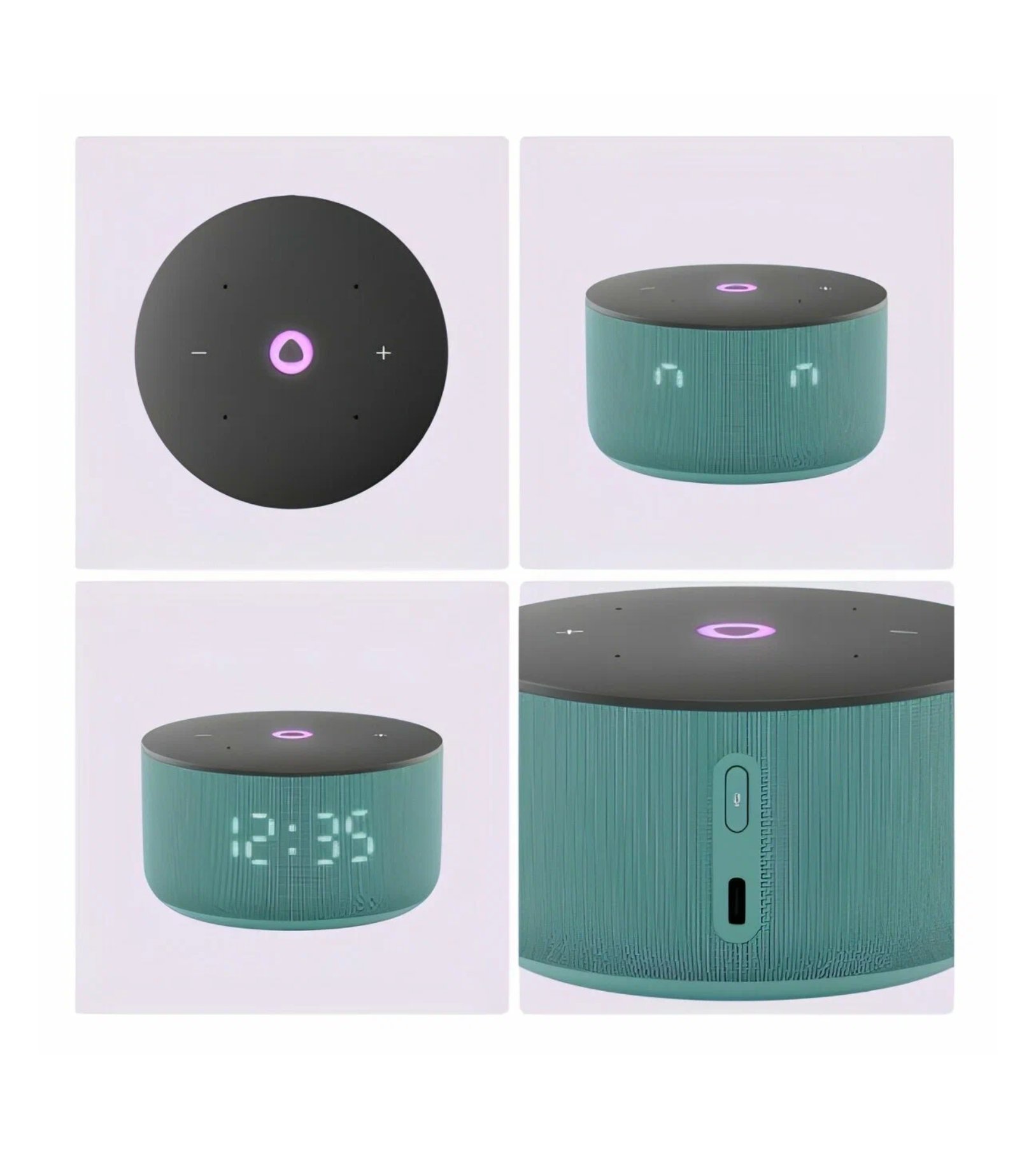 Умная колонка Яндекс Станция Мини 3 на YaGPT, бирюзовый