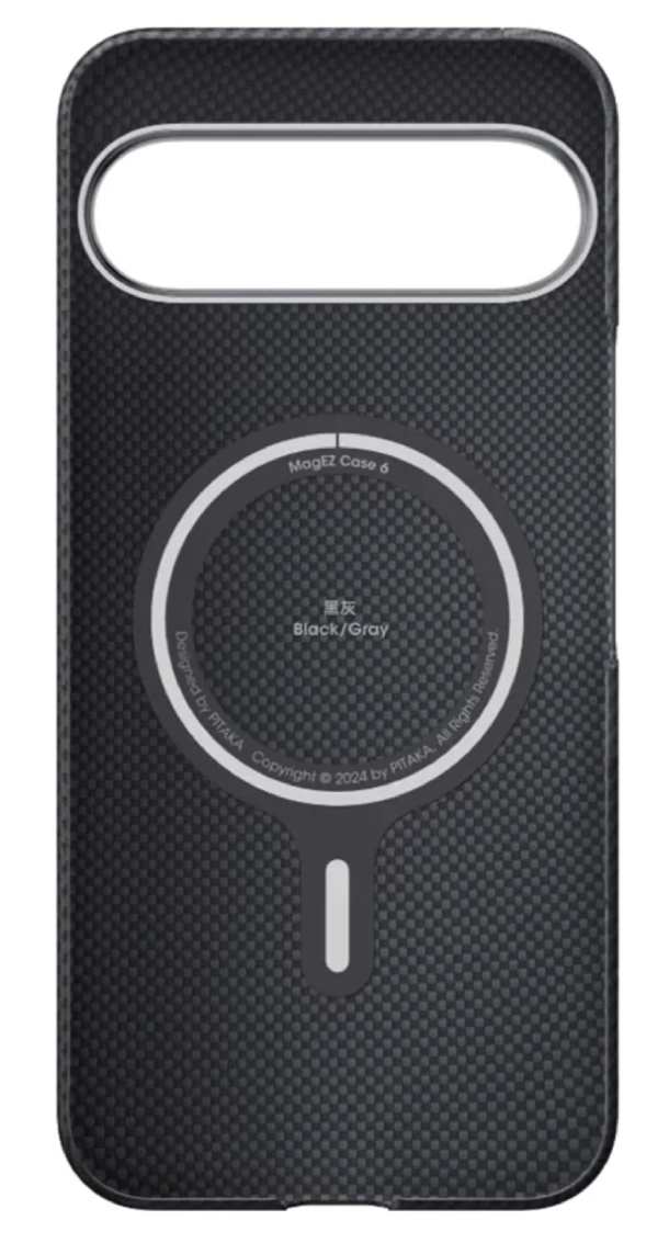 Чехол PITAKA Ultra-Slim Case для Google Pixel 9 Pro XL, Black/Grey