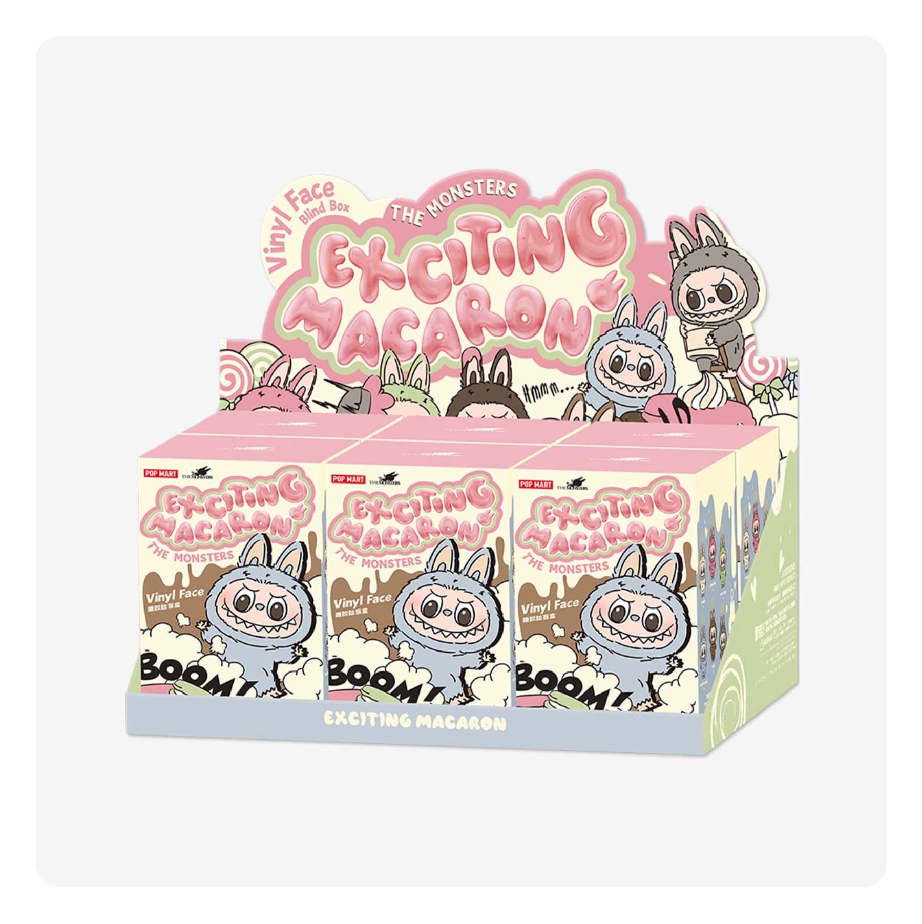 Коллекционная фигурка: брелок Labubu Macaron