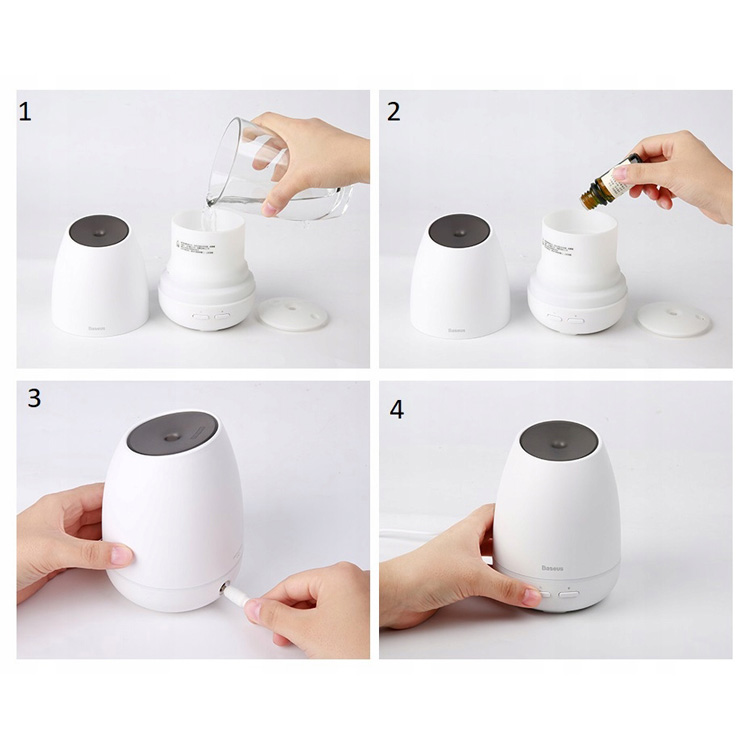 Увлажнитель воздуха Baseus Creamy-white Aroma Diffuser (ACXUN-02) белый