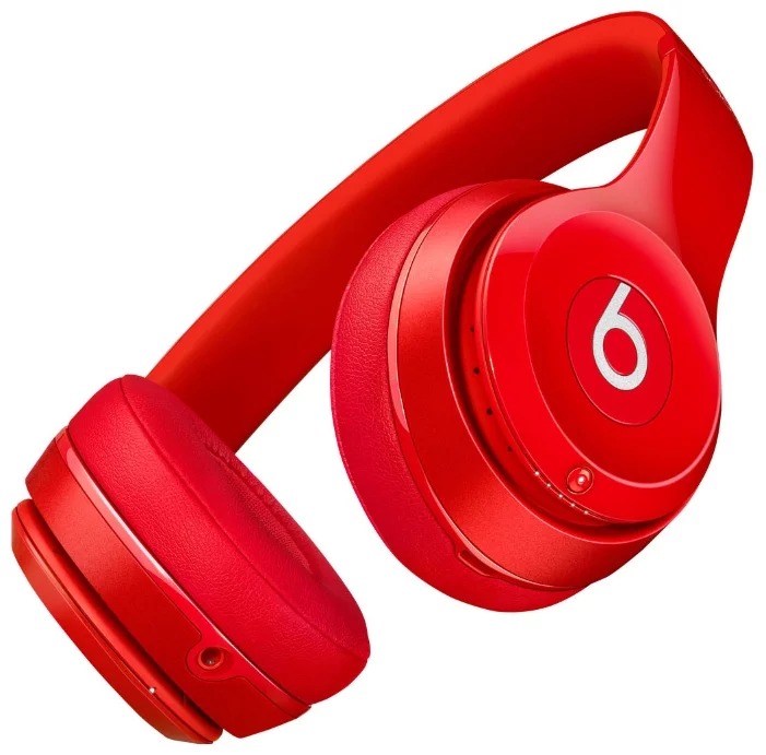 Беспроводные наушники Beats Solo 2 Wireless Gloss Red Беспроводные наушники Beats Solo 2 Wireless Gloss Red