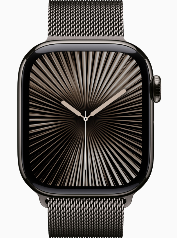 Apple Watch Series 10 GPS 42 mm, Slate Titanium Case with Slate Milanese Loop Apple (MX053)