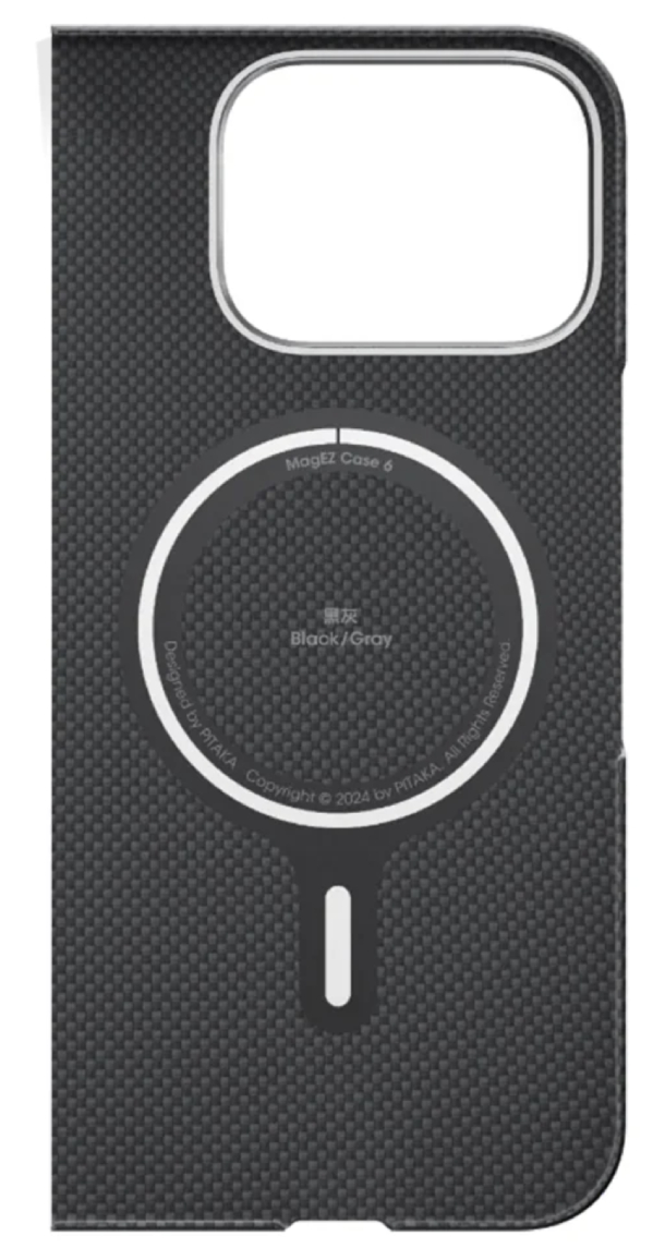 Чехол PITAKA Ultra-Slim Case для Google Pixel 9 Pro Fold, Black/Grey