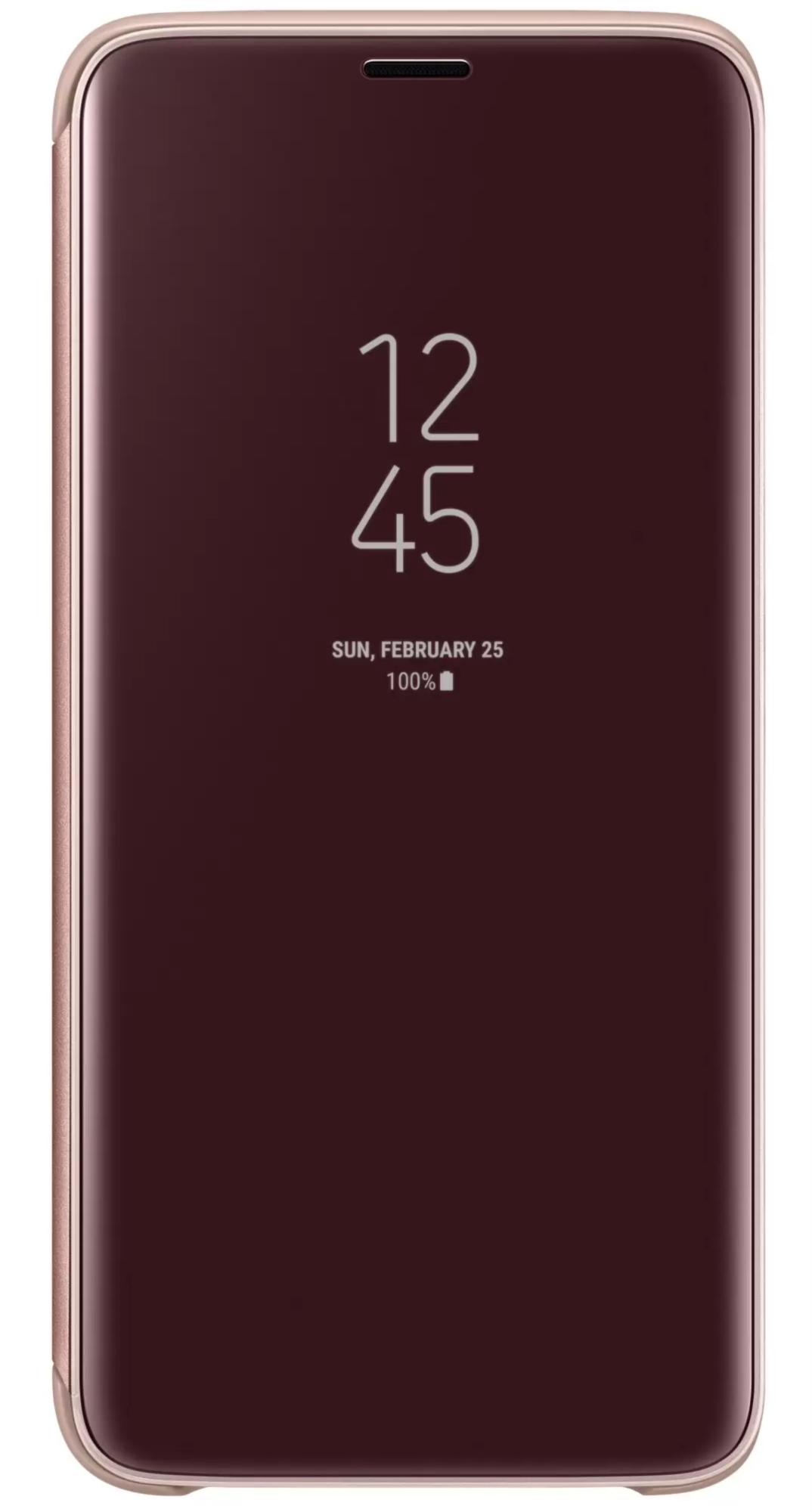 Чехол-книжка Samsung Clear View Standing Cover для Samsung Galaxy S9, розовый