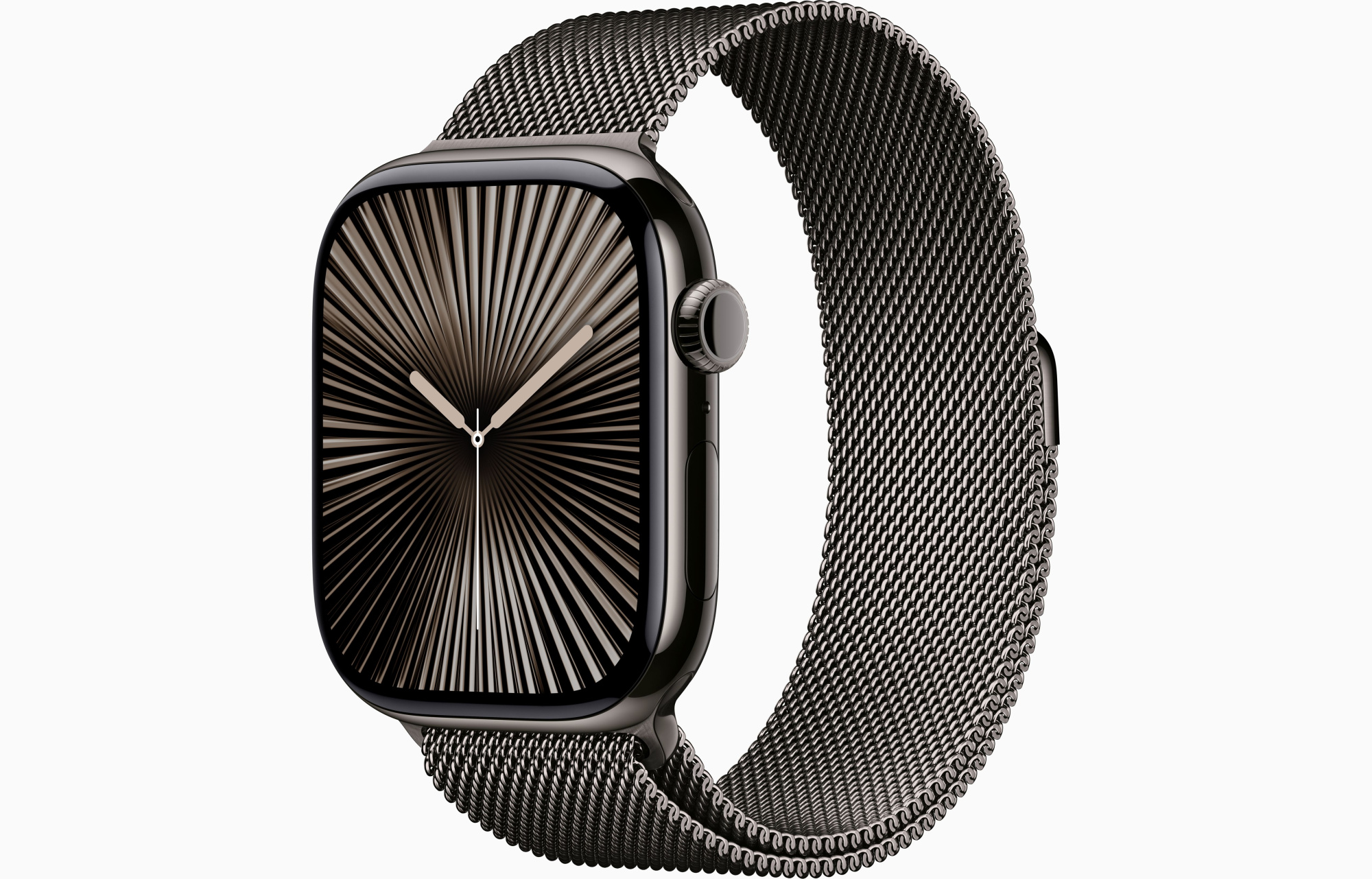 Apple Watch Series 10 GPS 46 mm, Slate Titanium Case with Slate Milanese Loop Apple (MWYW3) M/L